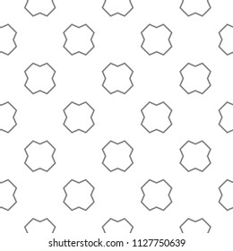 Seamless geometric ornamental vector pattern