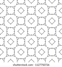 Seamless geometric ornamental vector pattern
