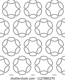 Seamless geometric ornamental vector pattern