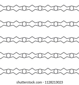 Seamless geometric ornamental vector pattern
