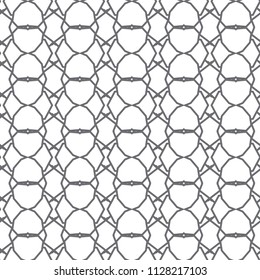 Seamless geometric ornamental vector pattern