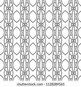 Seamless geometric ornamental vector pattern