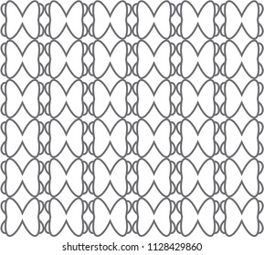 Seamless geometric ornamental vector pattern