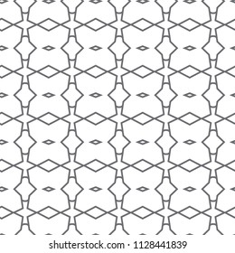 Seamless geometric ornamental vector pattern