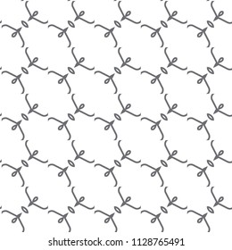Seamless geometric ornamental vector pattern