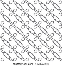 Seamless geometric ornamental vector pattern