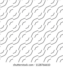 Seamless geometric ornamental vector pattern