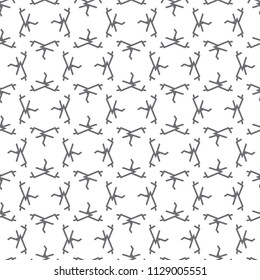 Seamless geometric ornamental vector pattern