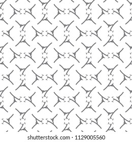 Seamless geometric ornamental vector pattern