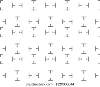 Seamless geometric ornamental vector pattern
