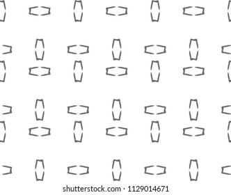 Seamless geometric ornamental vector pattern