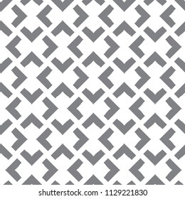 Seamless geometric ornamental vector pattern