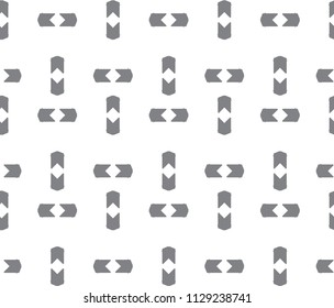 Seamless geometric ornamental vector pattern