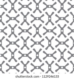 Seamless geometric ornamental vector pattern