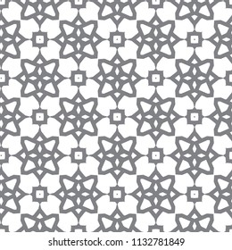Seamless geometric ornamental vector pattern