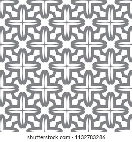 Seamless geometric ornamental vector pattern