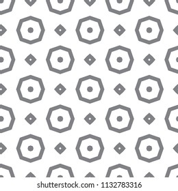 Seamless geometric ornamental vector pattern