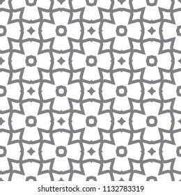 Seamless geometric ornamental vector pattern
