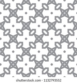 Seamless geometric ornamental vector pattern