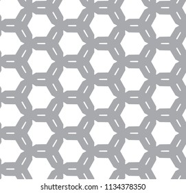 Seamless geometric ornamental vector pattern