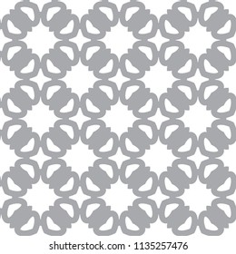 Seamless geometric ornamental vector pattern