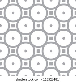 Seamless geometric ornamental vector pattern