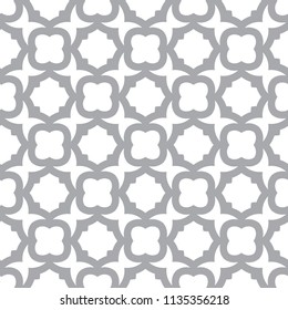 Seamless geometric ornamental vector pattern