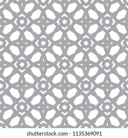 Seamless geometric ornamental vector pattern