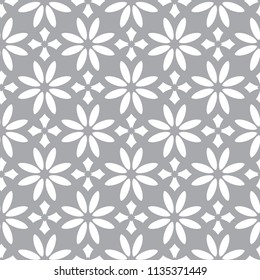 Seamless geometric ornamental vector pattern