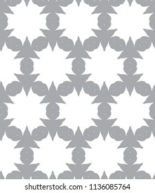 Seamless geometric ornamental vector pattern