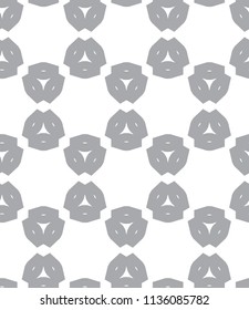 Seamless geometric ornamental vector pattern