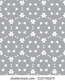 Seamless geometric ornamental vector pattern