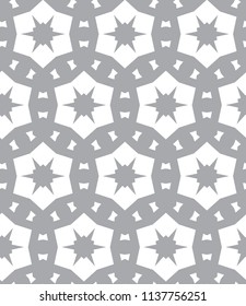 Seamless geometric ornamental vector pattern