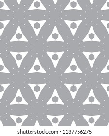 Seamless geometric ornamental vector pattern