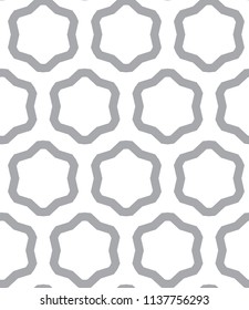 Seamless geometric ornamental vector pattern