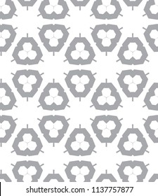 Seamless geometric ornamental vector pattern