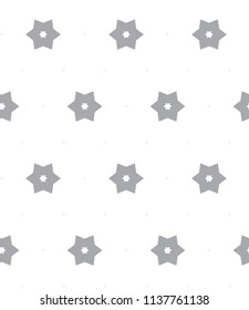Seamless geometric ornamental vector pattern