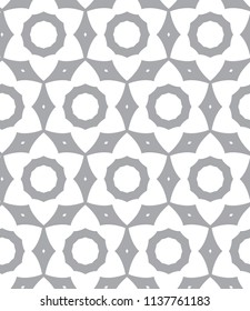 Seamless geometric ornamental vector pattern