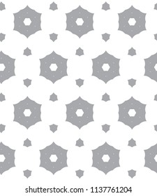 Seamless geometric ornamental vector pattern