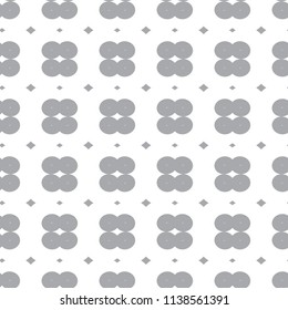 Seamless geometric ornamental vector pattern
