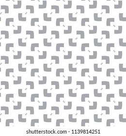 Seamless geometric ornamental vector pattern