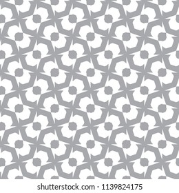 Seamless geometric ornamental vector pattern