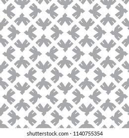 Seamless geometric ornamental vector pattern