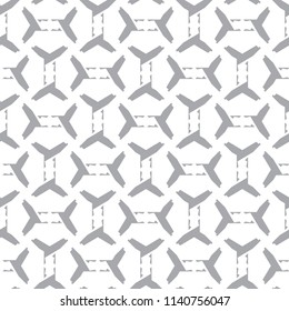 Seamless geometric ornamental vector pattern