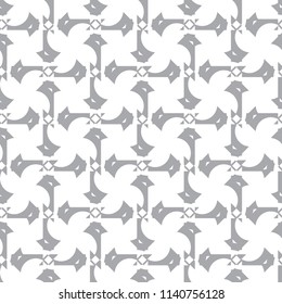 Seamless geometric ornamental vector pattern