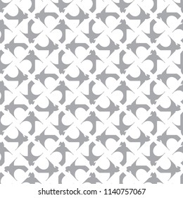 Seamless geometric ornamental vector pattern