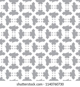 Seamless geometric ornamental vector pattern