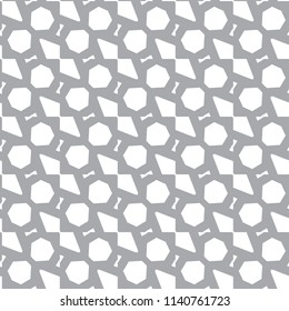 Seamless geometric ornamental vector pattern