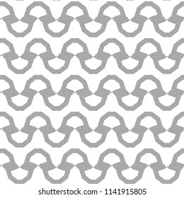 Seamless geometric ornamental vector pattern