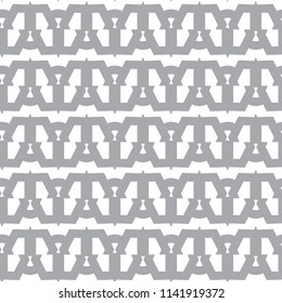 Seamless geometric ornamental vector pattern